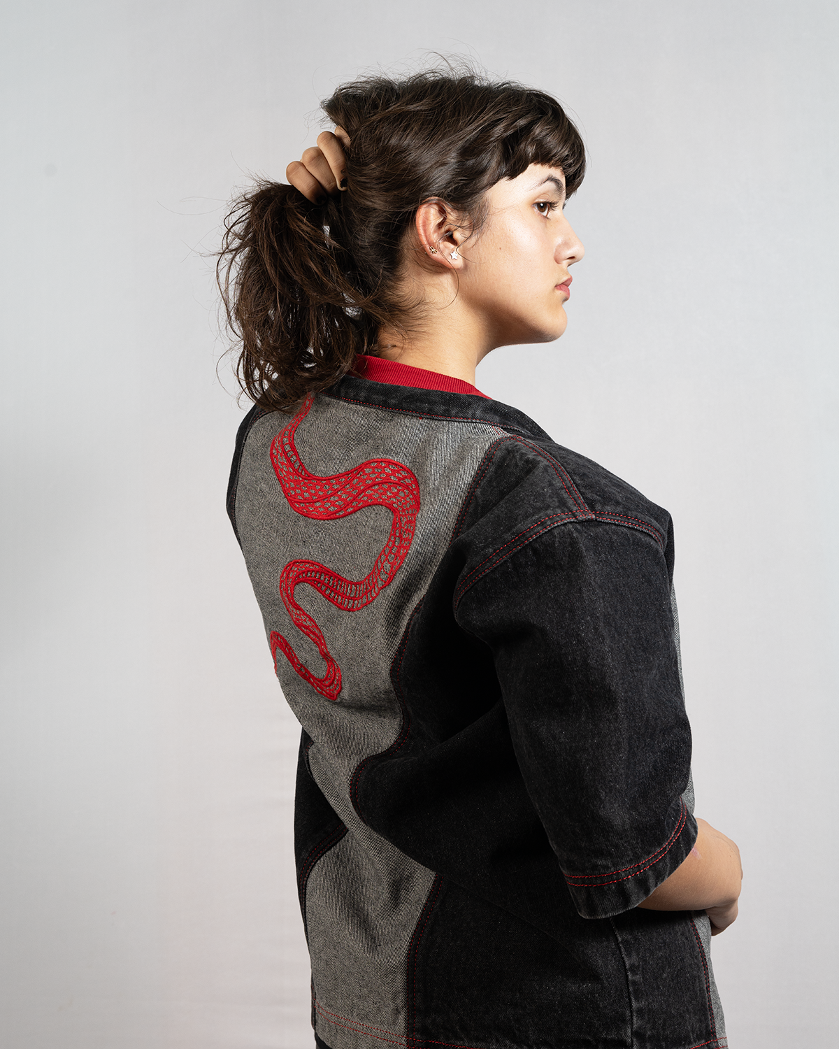 Black year of snake Jacket