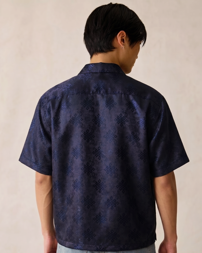 Endless Knot Zip Shirt | Unisex Oversized Shirt
