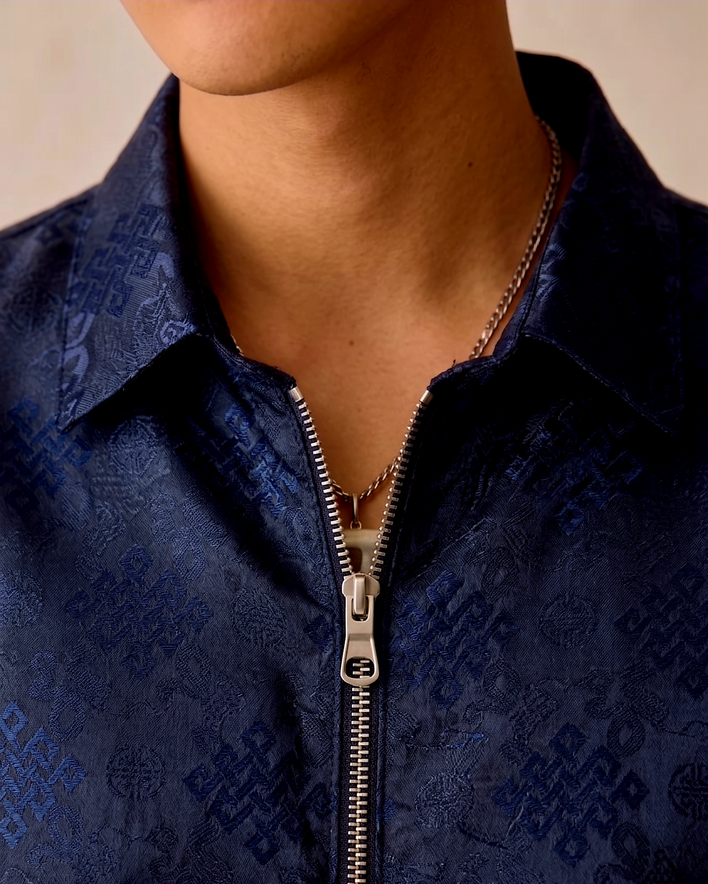 Endless Knot Zip Shirt | Unisex Oversized Shirt